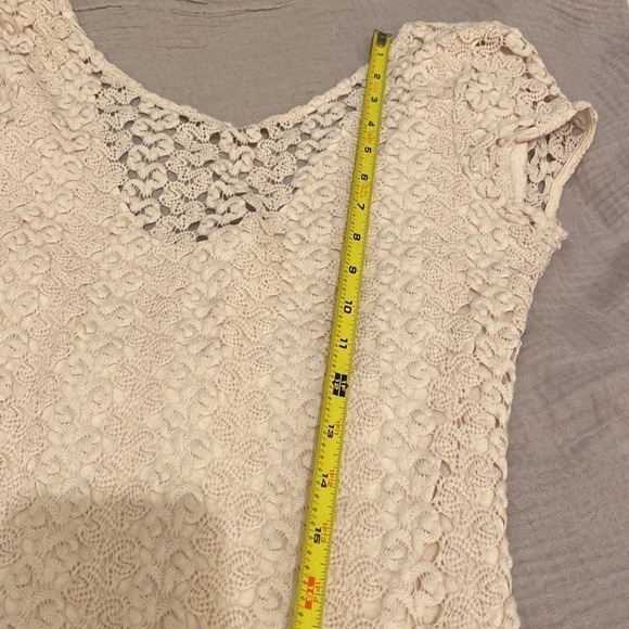 Free People Body icon beautiful cream mini dress . Size S - Picture 10 of 13